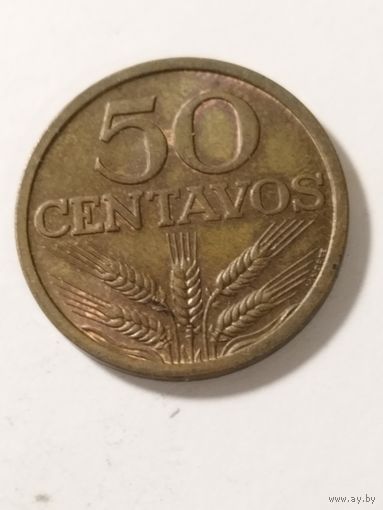 Португалия 50 сентаво 1970