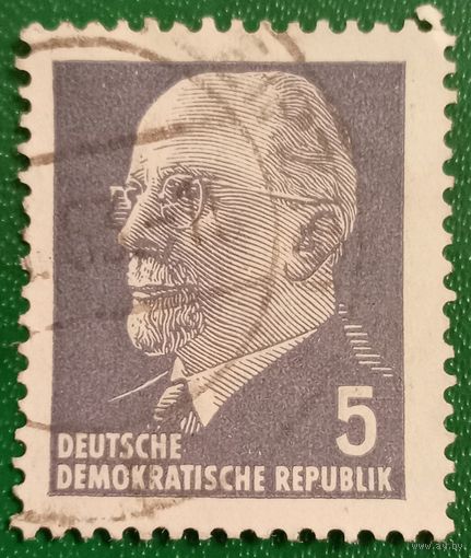ГДР 1950. Президент ГДР Вильгельм Пик 1876-1960