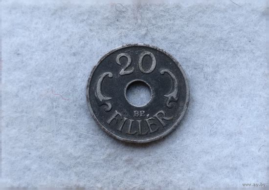 Werty71 Венгрия 20 филлеров 1941 геллеров
