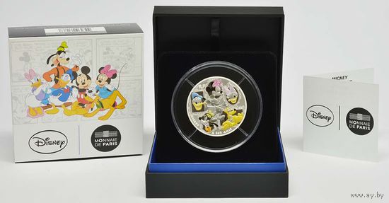 50 Евро 2018 "Микки и друзья" - 5 унций тираж 500 шт