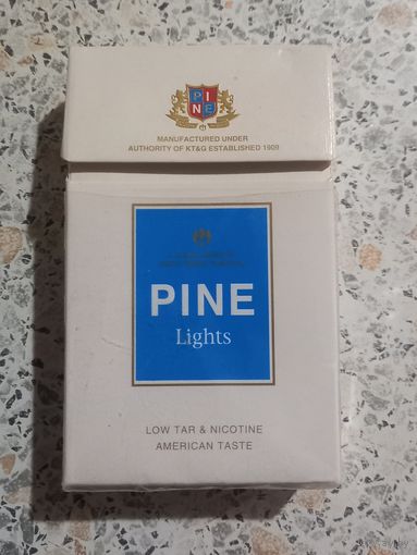 Пачка от сигарет PINE.