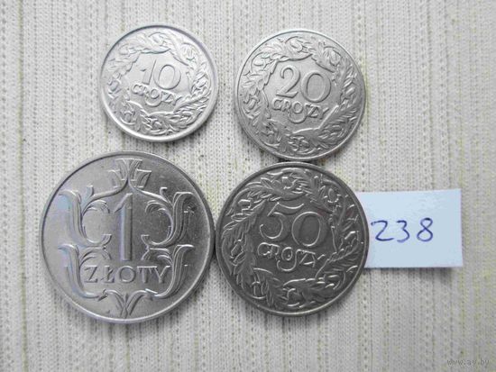 4 монеты Польши довоенные