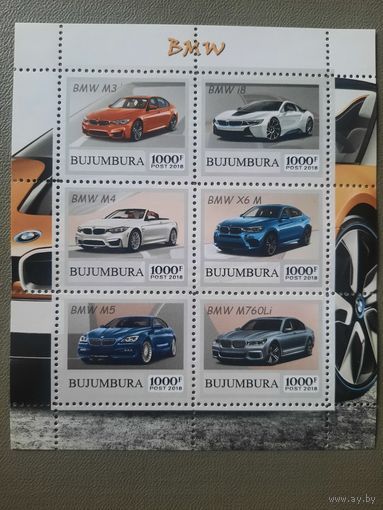 Бурунди 2018. Буджумбура. Автомобили BMW. Марка из серии