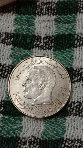 Тунис 1/2 динара 1968