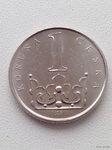 1 крона 2001 год Чехия.
