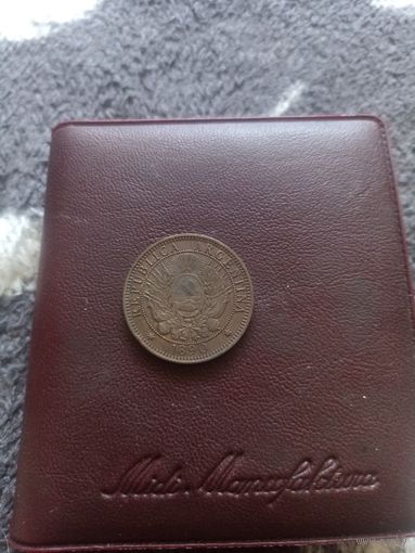 Аргентина 2 сентаво 1890 год