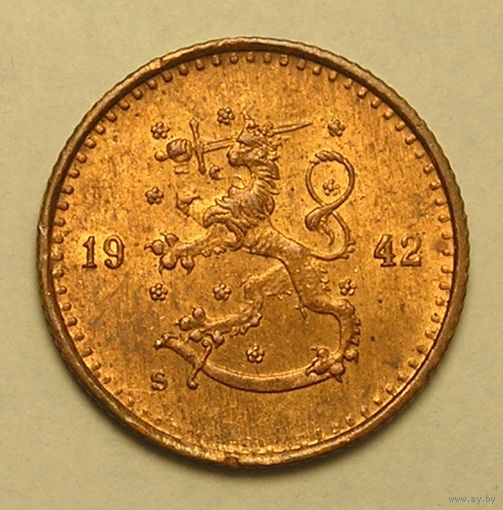 Финляндия 25 Пенни 1942