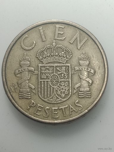 Испания 100 песет 1986 года .