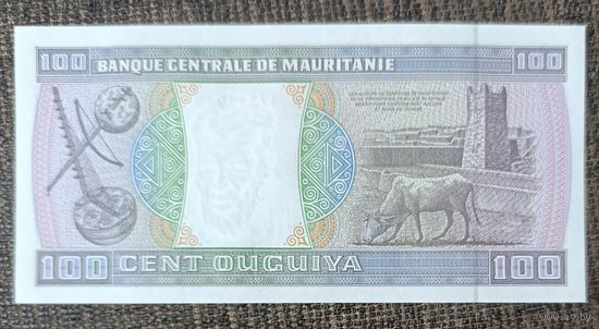 100 угий 2002 года - Мавритания - UNC