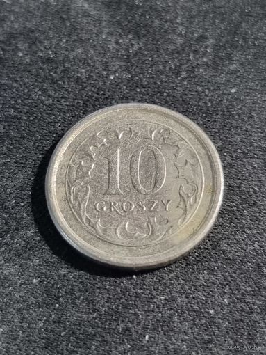 Польша 10 грошей 2000