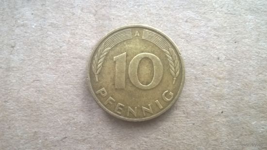 ФРГ 10 пфеннигов, 1991"A". (D-89)