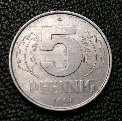 5 пфеннигов 1968