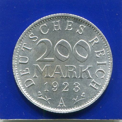 Германия 200 марок 1923 А
