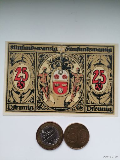 Нотгельды 25 пф