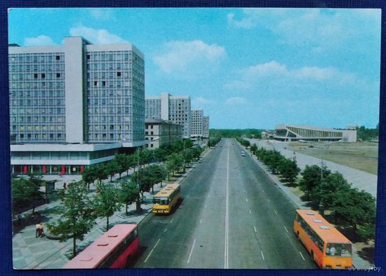 Минск. Парковая магистраль. 1980 г. Чистая