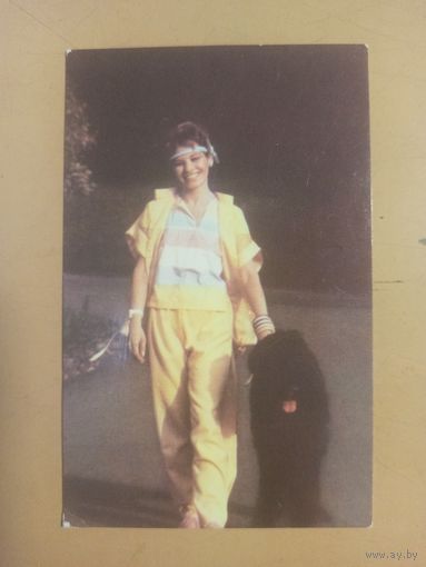 Календарь 1990 черный терьер