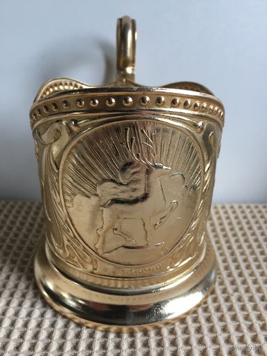 ПОДСТАКАННИК " г.ГОРЬКИЙ. СТОЯЧИЙ ОЛЕНЬ". ВЫСОКИЙ. РЕДКИЙ ВАРИАНТ !