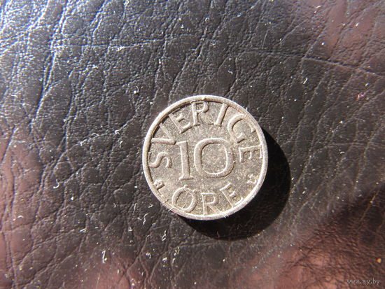 Швеция. 10 эре. 1980. С 20 копеек. Распродажа коллекции. Смотрите другие лоты.