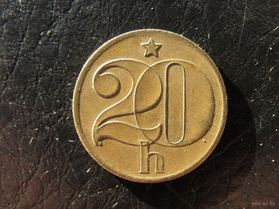 ЧССР. 20 геллеров. 1985. С 20 копеек. Распродажа коллекции. Смотрите другие лоты.