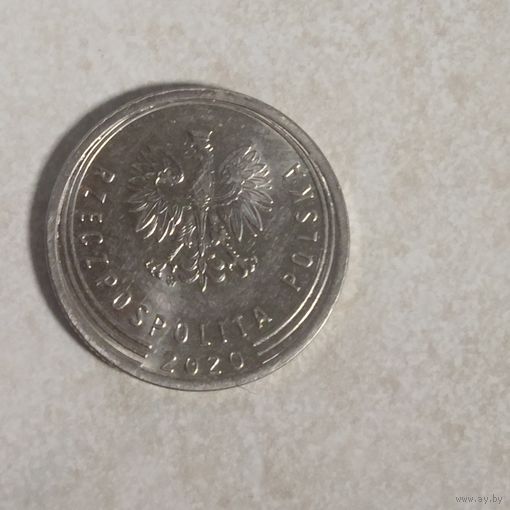 1 злотый 2020 Польша