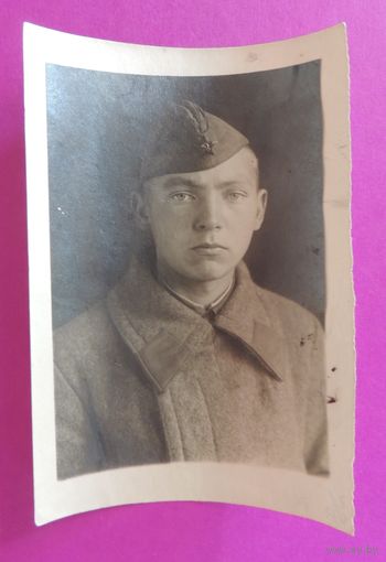 Фото "Боец Красной армии", 1942 г. ст. Вешняки