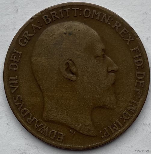 Великобритания 1 пенни 1909 г.