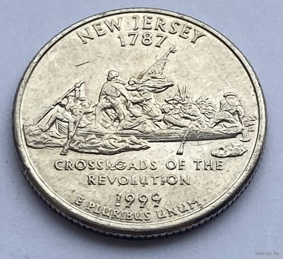 25 центов 1999 г. Нью-Джерси, США