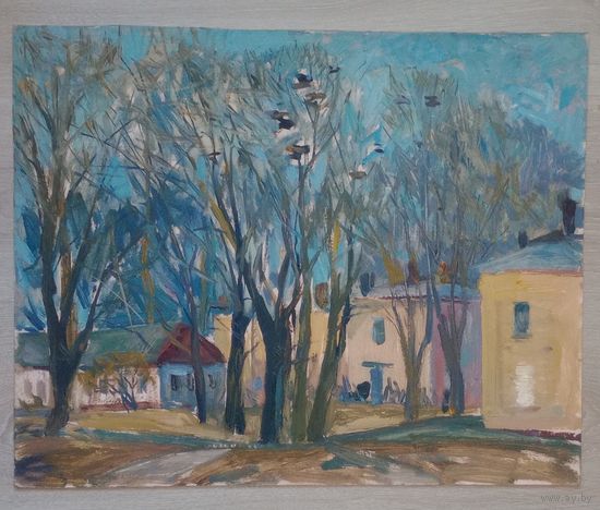 Масло, картон 39*49