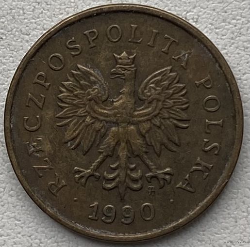 Польша 2 гроша 1990 г.
