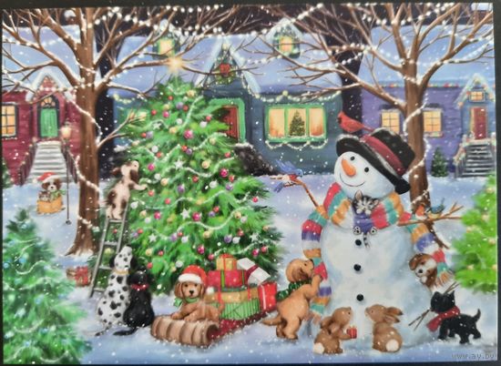 Рождественская улица. Белорусь. 2022 г.