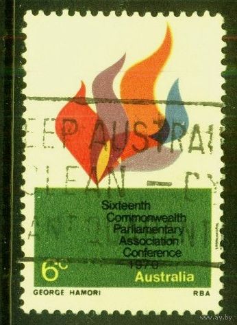 Австралия - 1970 [Mi. 451] Гашеная (AU11)