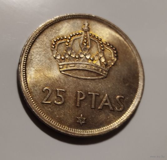Испания. 25 птас 1975 (78 в звезде)