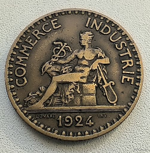 Франция 2 франка 1924 3-8-27