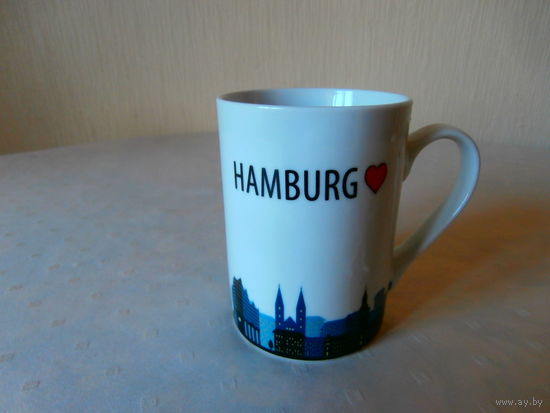 Кружка коллекционная фарфор Hamburg Schum GmbH Германия 0.3 L, новая.