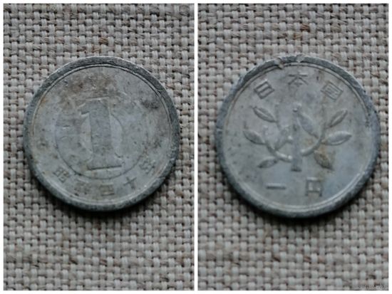 Япония 1 йена 1965 (40 год эпоха Сёва)