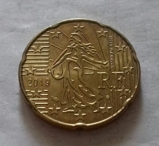 20 евроцентов, Франция 2019 г., UNC