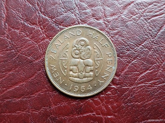 1/2 пенни Новая Зеландия 1964 г.