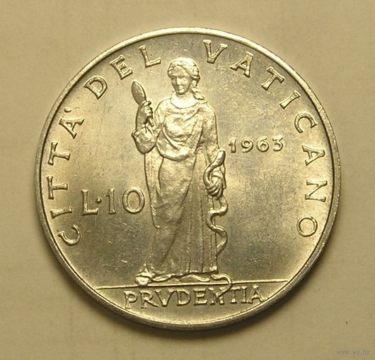 Ватикан, 10 Лир 1963 PRUDENTIA