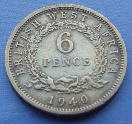 Западная Африка. 6 пенсов 1940