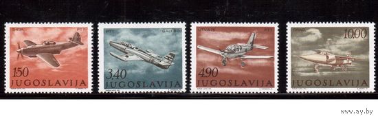 Югославия-1978(Мих.1721-1724) **  ,  Авиация ,Самолеты (полная серия)