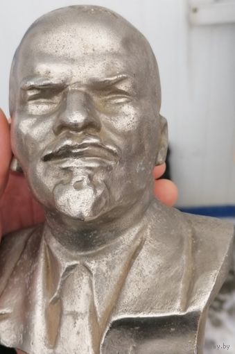 Бюст В.И.Ленина  , силумин СССР.