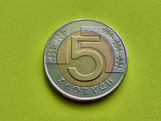 Польша. 5 злотых 1994. (1). Торг.