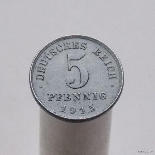 Германия 5 пфеннигов 1915 A