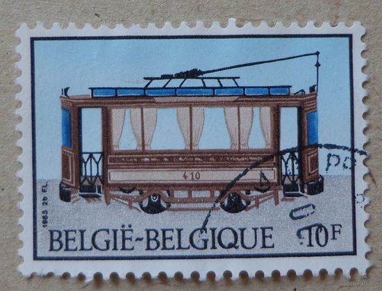 Бельгия.1983.трамвай
