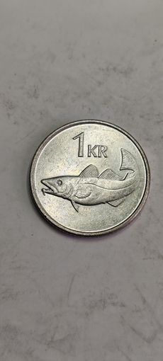 Исландия 1 крона 1996