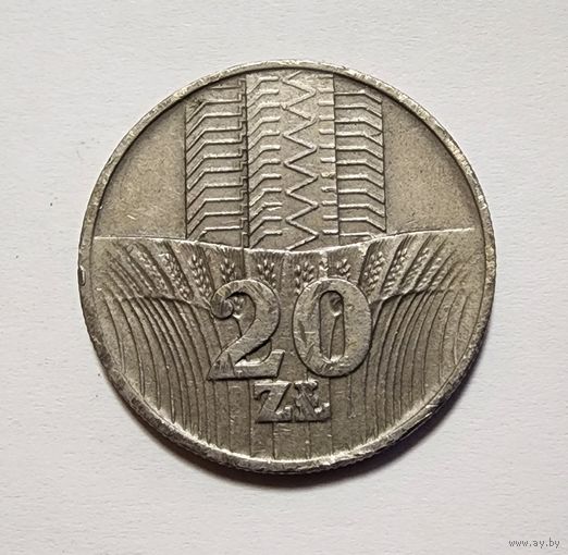 Польша 20 злотых, 1973