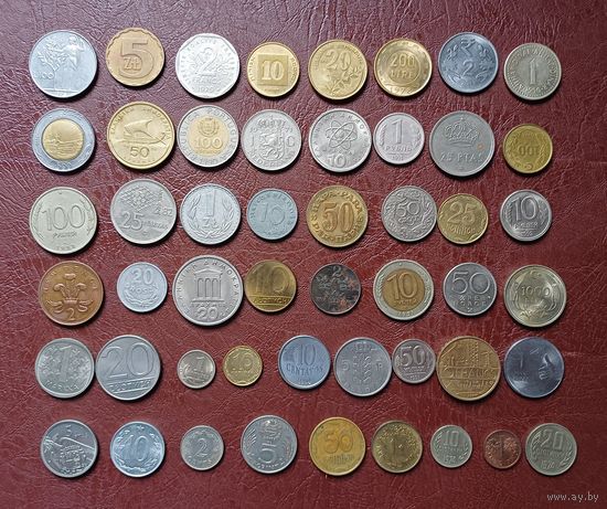 50 монет без повторов с рубля