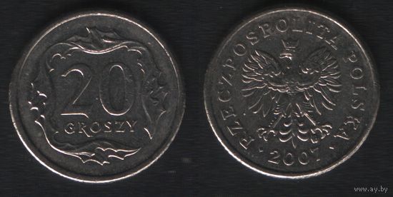 Польша y280 20 грош 2007 год (mw) (_alb2