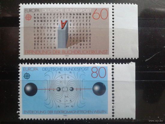 ФРГ 1983 Европа Михель-4,0 евро полная серия