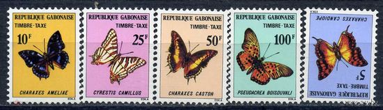 Габон. Бабочки,  1978 г. красивая полная серия.  см. условия.